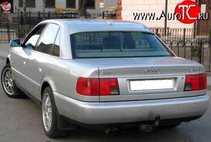 3 349 р. Козырёк STW Style на заднее лобовое стекло автомобиля Audi A6 С4 седан (1994-1997) (Неокрашенный)  с доставкой в г. Кинешма
