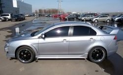 2 819 р. Комплект жабер на передние крылья Evo Mitsubishi Lancer 10 CY седан дорестайлинг (2007-2010) (Неокрашенный)  с доставкой в г. Кинешма. Увеличить фотографию 4