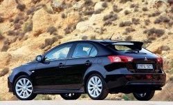 Верхний спойлер Sport 5D (хетчбек) Mitsubishi Lancer  10 CY (2007-2017) хэтчбэк дорестайлинг, хэтчбек 5 дв рестайлинг