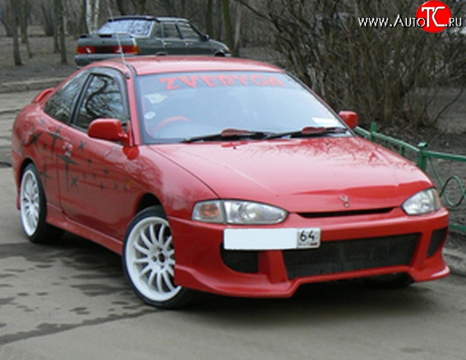 12 199 р. Передний бампер M-VRS Mitsubishi Colt CJ0 хэтчбэк 3 дв. (1995-2003) (Неокрашенный)  с доставкой в г. Кинешма