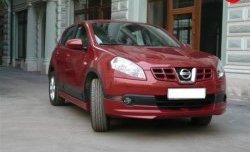 5 799 р. Накладка переднего бампера Городская Легенда Nissan Qashqai 1 дорестайлинг (2007-2010) (Неокрашенная)  с доставкой в г. Кинешма. Увеличить фотографию 2
