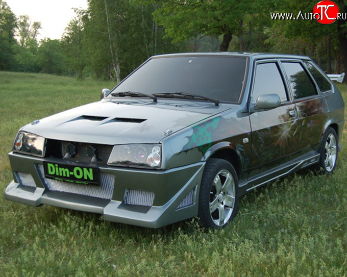 2 949 р. Передний бампер M-VRS Лада 21099 (1990-2004) (Неокрашенный)  с доставкой в г. Кинешма