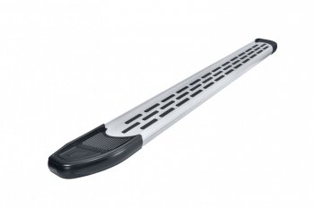 17 399 р. Пороги алюминиевые Slitkoff  Chery Tiggo 7 PRO (2019-2025) (Premium Silver)  с доставкой в г. Кинешма. Увеличить фотографию 2