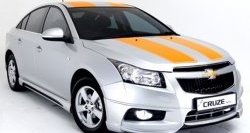 Накладка на передний бампер Extrime Chevrolet Cruze J308 универсал рестайлинг (2012-2015)