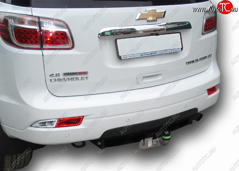 9 699 р. Фаркоп Лидер Плюс (съемный шар тип FC) Chevrolet Trailblazer GM800 дорестайлинг (2012-2016) (Без электропакета)  с доставкой в г. Кинешма