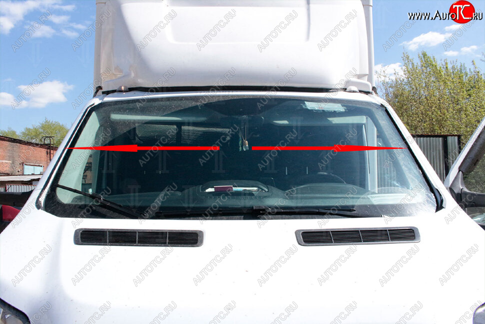 1 699 р. Водостоки лобового стекла Стрелка 11 (установка на скотч) CITROEN Jumpy (2016-2022)  с доставкой в г. Кинешма