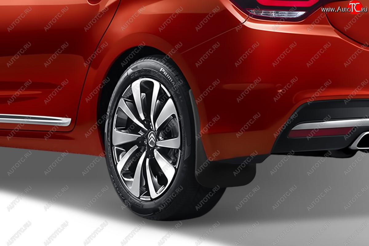 4 799 р. Задние брызговики Frosch CITROEN C4 B7 седан рестайлинг (2015-2022)  с доставкой в г. Кинешма