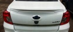 2 249 р. Лип спойлер АртФорм Datsun on-DO седан рестайлинг (2019-2021) (цвет: Оранжевый)  с доставкой в г. Кинешма. Увеличить фотографию 3