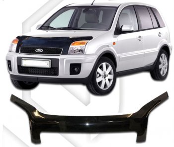 Дефлектор капота CA-Plastiс Exclusive Ford Fusion 1 хэтчбэк дорестайлинг (2002-2005)
