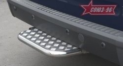 Защита заднего бампера с площадкой Souz-96 (d60) Ford Tourneo Connect 1 дорестайлинг (2002-2007)