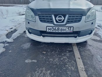 5 799 р. Накладка переднего бампера Городская Легенда Nissan Qashqai 1 дорестайлинг (2007-2010) (Неокрашенная)  с доставкой в г. Кинешма. Увеличить фотографию 5