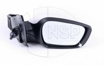 Зеркало заднего вида правое механическое NSP Hyundai Solaris RBr седан рестайлинг (2014-2017)
