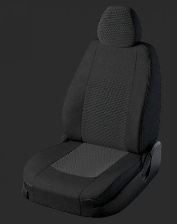 Чехлы для сидений Lord Autofashion Турин (жаккард, спинка 60/40, 2 Г-образных подголовника) Hyundai Solaris RBr седан рестайлинг (2014-2017)