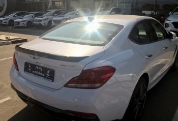 7 949 р. Спойлер на багажник АвтоКрат Hyundai Genesis DH седан рестайлинг (2014-2017) (Неокрашенный)  с доставкой в г. Кинешма. Увеличить фотографию 2