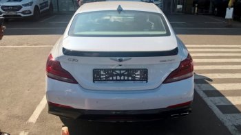 7 949 р. Спойлер на багажник АвтоКрат Hyundai Genesis DH седан рестайлинг (2014-2017) (Неокрашенный)  с доставкой в г. Кинешма. Увеличить фотографию 5