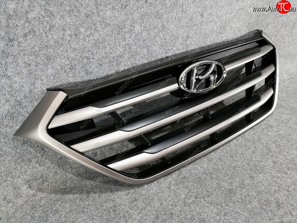 3 799 р. Решетка радиатора SPARD Hyundai Tucson TL дорестайлинг (2015-2018) (Неокрашенная)  с доставкой в г. Кинешма