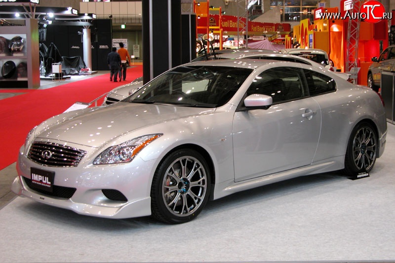 24 999 р. Комплект порогов Impul INFINITI G37 V36 седан рестайлинг (2008-2014) (Неокрашенные)  с доставкой в г. Кинешма