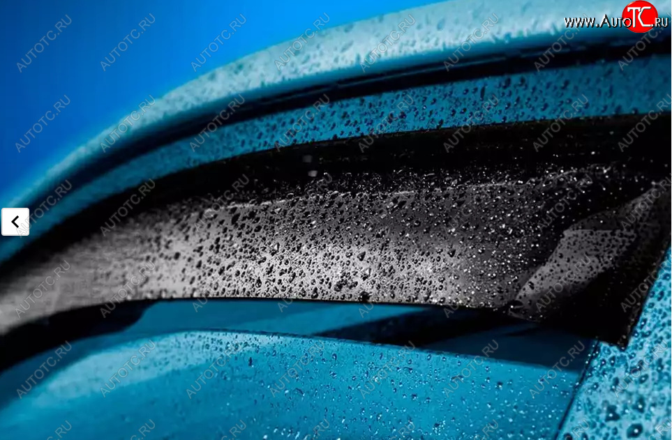 2 399 р. Дефлектор окон REIN (ВСТАВНОЙ ПОД РЕЗИНКУ) KIA Rio 4 FB дорестайлинг седан (2016-2020)  с доставкой в г. Кинешма