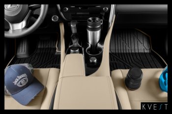 5 999 р. Коврик в салони премиум-класса Kvest Lexus LX570 J200 2-ой рестайлинг (2015-2022)  с доставкой в г. Кинешма. Увеличить фотографию 4