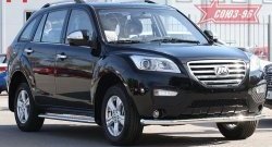 9 899 р. Защита переднего бампера одинарная Souz-96 (d60). Lifan X60 дорестайлинг (2011-2015)  с доставкой в г. Кинешма. Увеличить фотографию 3