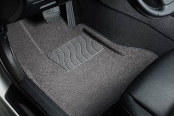 7 399 р. Комплект ковриков салона (текстиль, 3D) Seintex  Mitsubishi Lancer  10 CY (2007-2017) седан дорестайлинг, седан рестайлинг, хэтчбек 5 дв рестайлинг (серые)  с доставкой в г. Кинешма. Увеличить фотографию 3