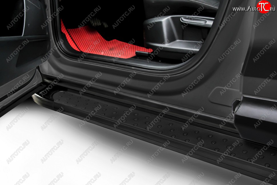 17 399 р. Порожки для ног Slitkoff Elite Mitsubishi Outlander CW0W дорестайлинг (2005-2010) (Black)  с доставкой в г. Кинешма