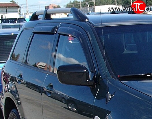 4 199 р. Дефлекторы окон (ветровики) Novline 4 шт Mitsubishi Outlander CU (2003-2009)  с доставкой в г. Кинешма
