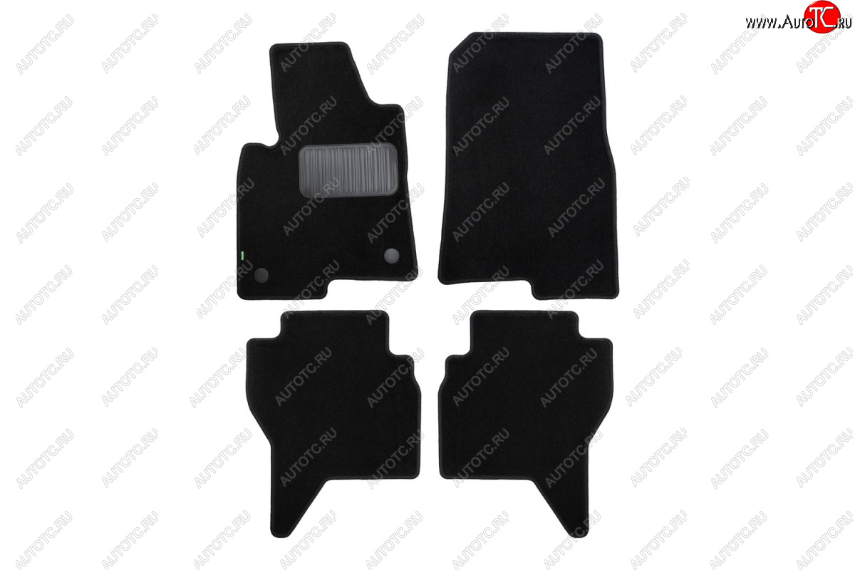 7 449 р. Текстильные коврики салона Klever Standart Mitsubishi Pajero 3 V70 дорестайлинг (1999-2003) (Черные)  с доставкой в г. Кинешма