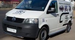15 799 р. Одинарная защита переднего бампера SLITKOFF диаметром 63 мм Volkswagen Transporter T5 дорестайлинг (2003-2009)  с доставкой в г. Кинешма. Увеличить фотографию 4
