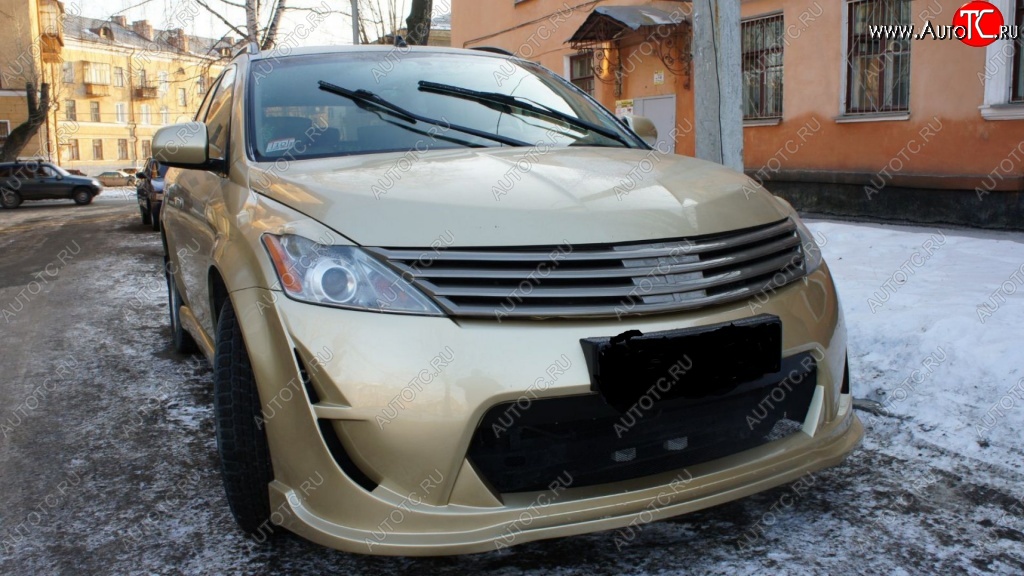 9 299 р. Решетка радиатора BALSARINI Nissan Murano 1 Z50 (2002-2009) (Неокрашенная)  с доставкой в г. Кинешма