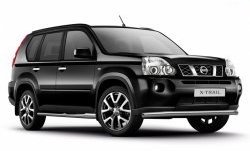 6 399 р. Одинарная защита переднего бампера диаметром 63 мм Petroil Tuning Nissan X-trail 2 T31 дорестайлинг (2007-2011)  с доставкой в г. Кинешма. Увеличить фотографию 2