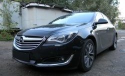 1 539 р. Сетка на бампер (рестайлинг) Russtal (хром) Opel Insignia A универсал рестайлинг (2013-2017)  с доставкой в г. Кинешма. Увеличить фотографию 3