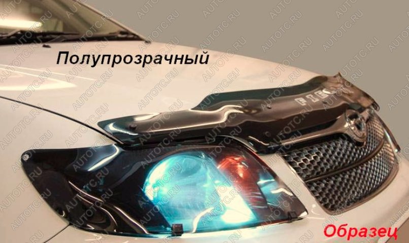 2 159 р. Дефлектор капота CA-Plastic Mazda CX-3 DK рестайлинг (2018-2025) (серия Сlassic полупрозрачный, без надписи)  с доставкой в г. Кинешма