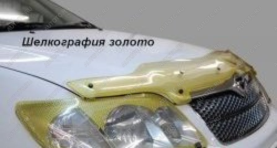 2 299 р. Дефлектор капота CA-Plastiс Toyota Camry Gracia XV20 седан (1996-2001) (серия Шелкография золото)  с доставкой в г. Кинешма