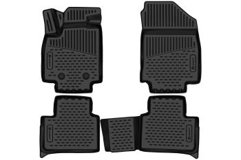 Коврики 3D в салон (полиуретан) Element Haval H3 (2024-2025) (черные)