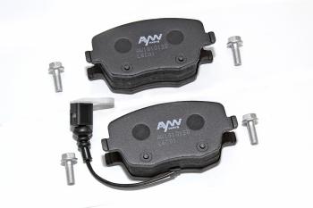 Колодки тормозные передние SKODA Fabia 1.2-1.9D 07>  Roomster 1.2-1.9D 06>, VW Polo 1.8 05-09, SEAT AYWIPARTS aw1810120