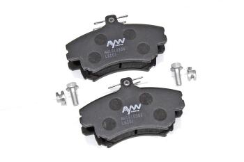 Колодки тормозные передние MITSUBISHI Carisma 1.6-1.9D 00-06  Colt VI 1.5 05>, SMART Forfour 1.5 05 AYWIPARTS aw1810386