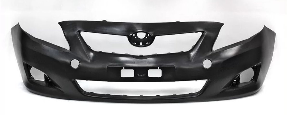 7 299 р. Бампер передний под ПТФ DAR Toyota Corolla E140 седан дорестайлинг (2007-2010) (неокрашенный)  с доставкой в г. Кинешма