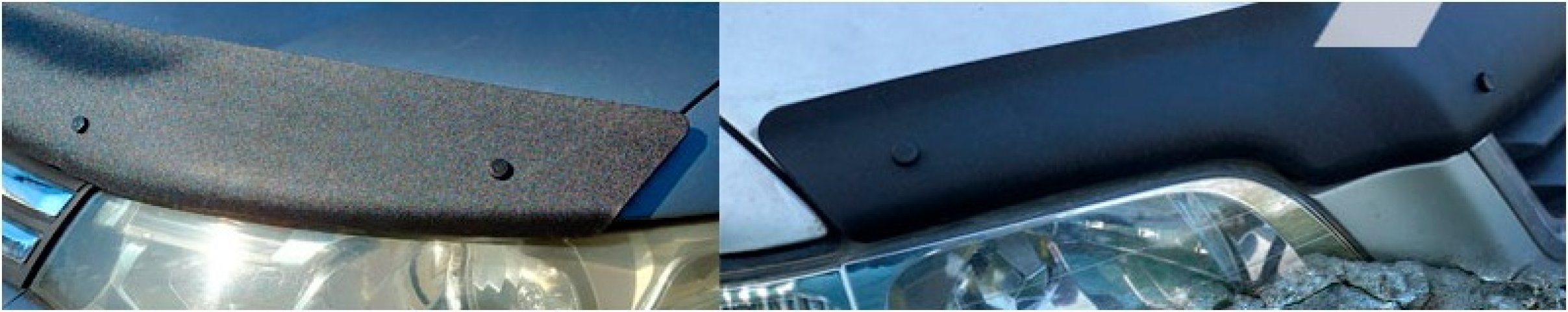 2 899 р. Дефлектор капота (exclusive) CA-Plastic Toyota Opa (2000-2005) ( Серия Strong черная)  с доставкой в г. Кинешма