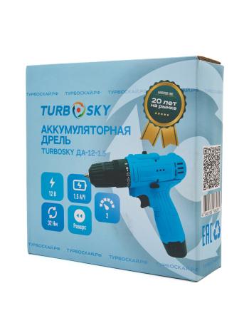 Аккумуляторная дрель-шуруповерт Turbosky ДА-121.5 1 АКБ Turbosky da12-1.5-1