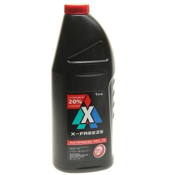 Антифриз красный -40C 1кг G12+ X-FREEZE
