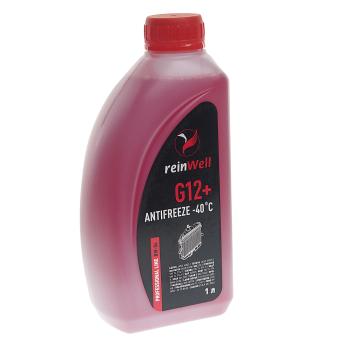 Антифриз красный -40C 1л G12+ REINWELL