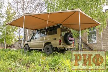 33 649 р. Маркиза автомобильная РИФ комбинированная (прямоугольная с веерной частью) 2,5 х2.5 м (левая) РИФ rifavf072525601  с доставкой в г. Кинешма. Увеличить фотографию 15