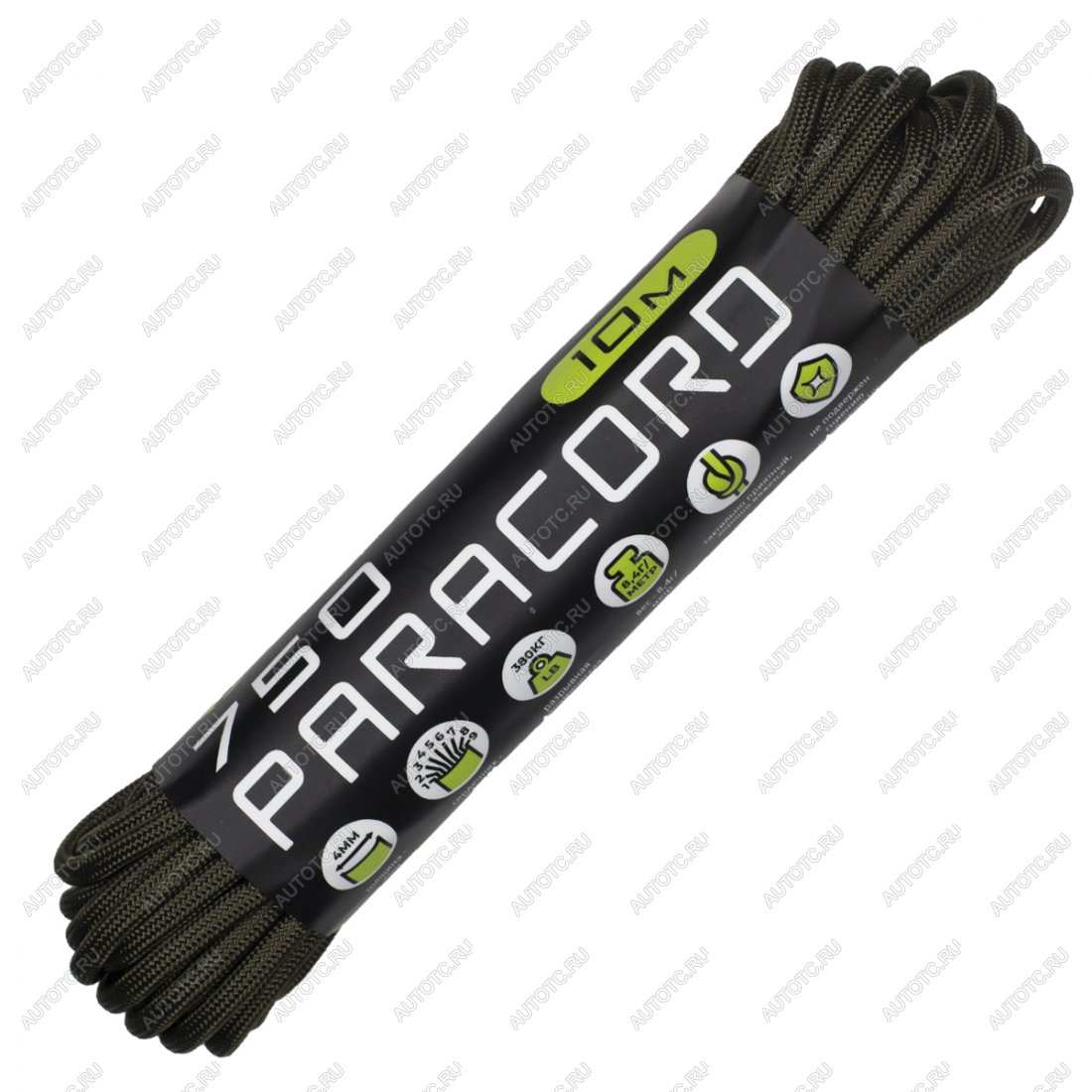 260 р. Паракорд 750 CORD nylon 10м (army green) CORD 750.n10.a.gr  с доставкой в г. Кинешма