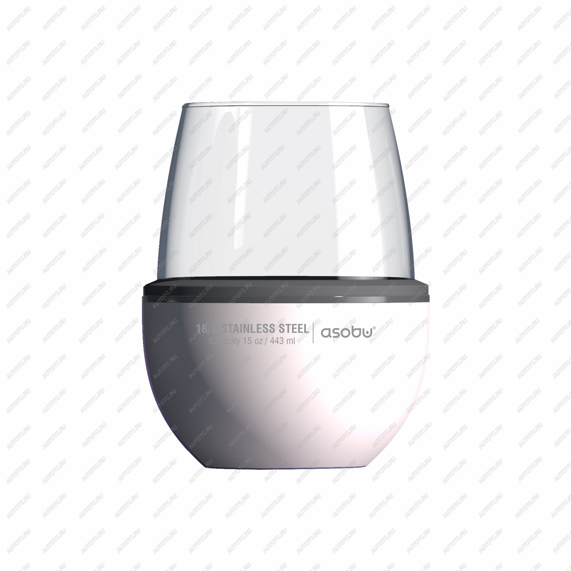 2 379 р. Термобокал для вина WINE KUZIE 440 мл, белый ASOBU stl24.01-white  с доставкой в г. Кинешма