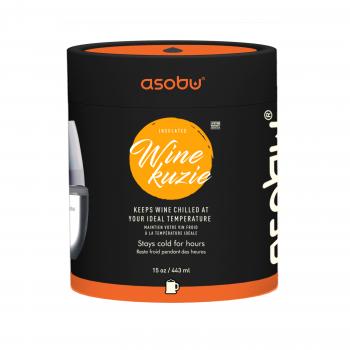 2 379 р. Термобокал для вина WINE KUZIE 440 мл, серебряный ASOBU stl24.11-silver  с доставкой в г. Кинешма. Увеличить фотографию 6
