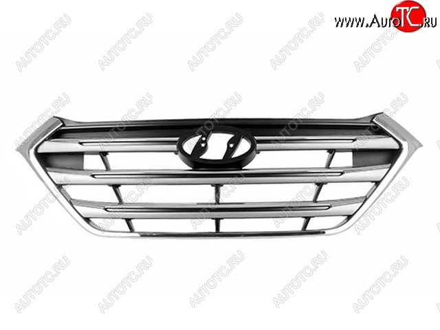 3 369 р. TUCSON РЕШЕТКА РАДИАТОРА ХРОМ (Китай) BODYPARTS hntun15-101  с доставкой в г. Кинешма