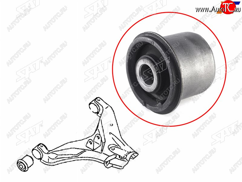 379 р. Сайлентблок переднего верхнего рычага MITSUBISHI L200TRITON 05-15PAJEROMONTERO SPORT 08-15 SAT ST-4010A117B  с доставкой в г. Кинешма