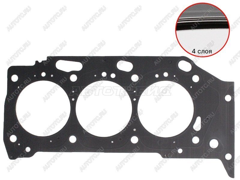 4 299 р. Прокладка ГБЦ 2GRFKS LH TOYOTA Toyota Camry XV70 дорестайлинг (2017-2021)  с доставкой в г. Кинешма
