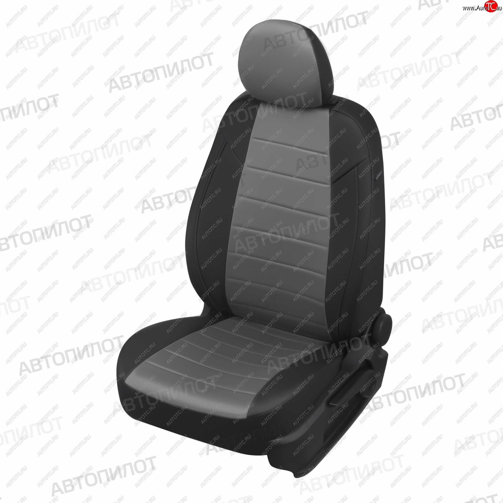 8 399 р. Чехлы сидений (экокожа/алькантара) Автопилот Opel Antara рестайлинг (2010-2015) (черный/серый)  с доставкой в г. Кинешма
